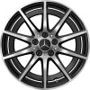 AMG 10 Spoke [177-18] Matt Black with High Sheen Wheel Img 1