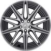 AMG 10 Spoke [206-20] Tantalite Grey with High Sheen Wheel Img 1