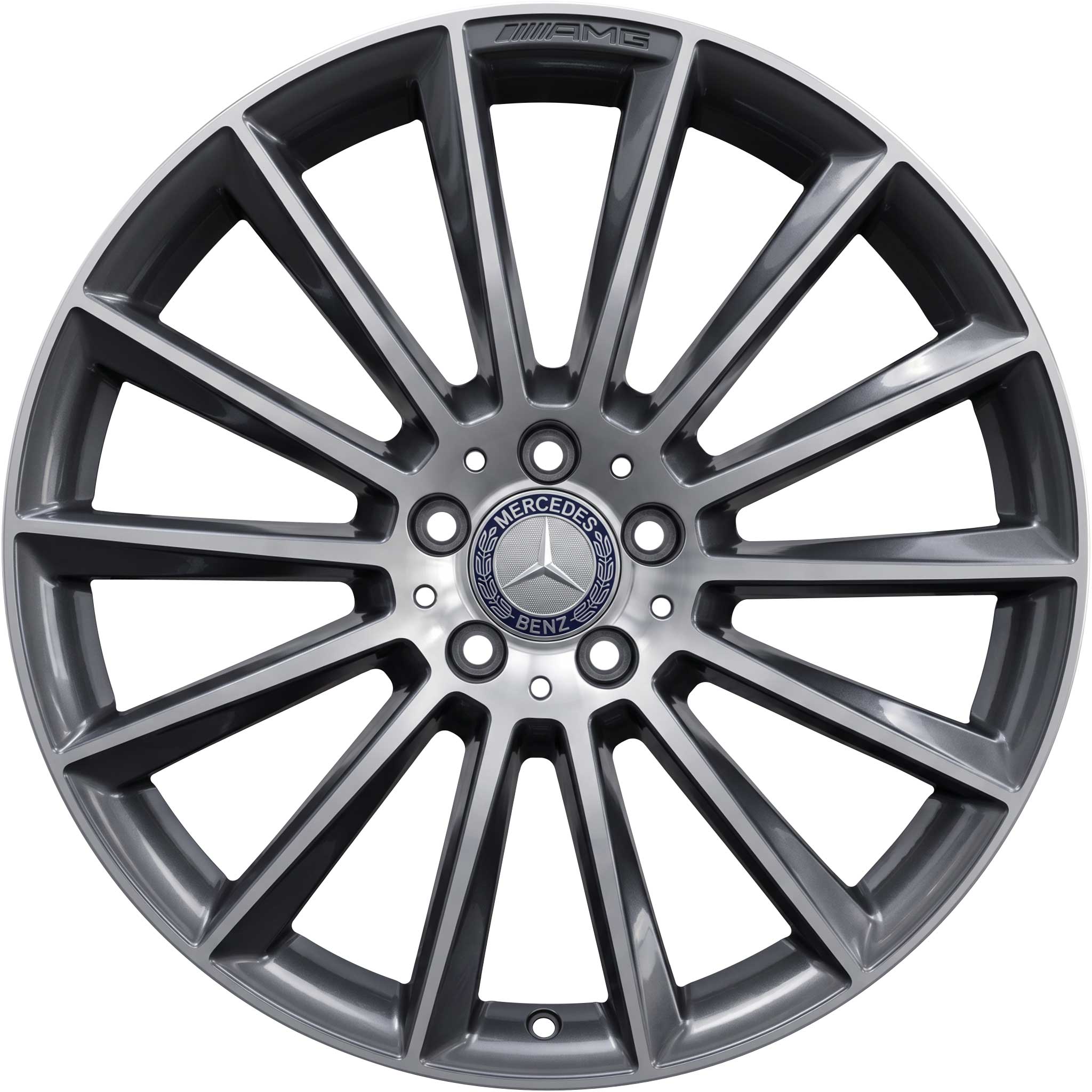 AMG Multispoke [213-20] Himalaya Grey with High Sheen Alloy Wheel Product Image #1