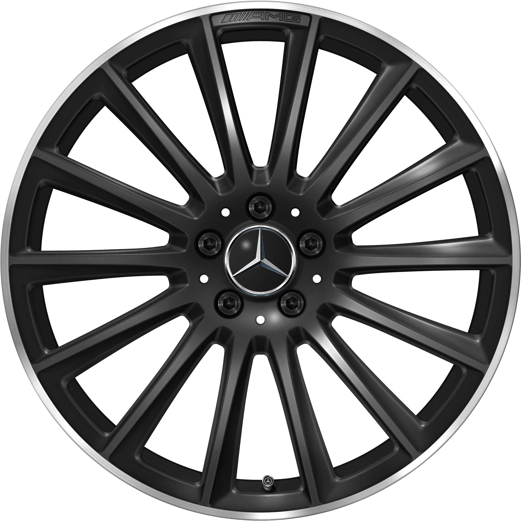 AMG Multispoke [223-20] Gloss Black with High Sheen Rim Edge Alloy Wheel Product Image #1