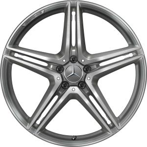 AMG 5 Twin Spoke [223-21] Himalaya Grey with High Sheen Alloy Wheel - Sizes 21in