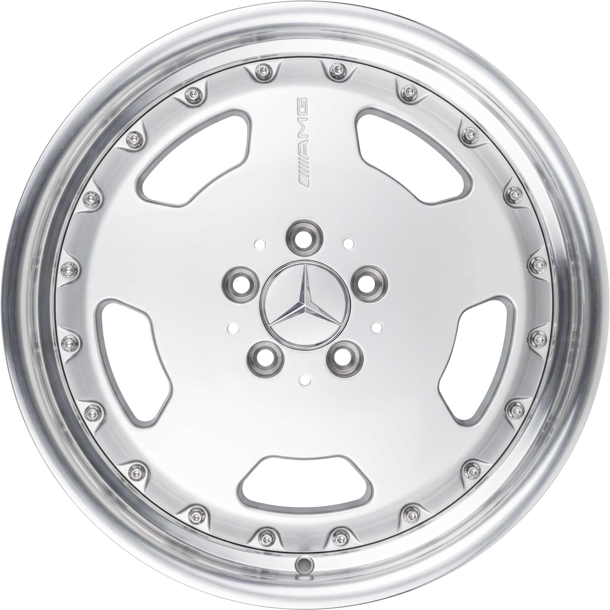 AMG Multipiece [124-17] Standard Silver Alloy Wheel Product Image #1