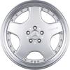 AMG I 2pc [129-18] Standard Silver with High Sheen Rim Edge Wheel Img 1