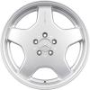 AMG I [220-18] Standard Silver with High Sheen Rim Edge Wheel Img 1