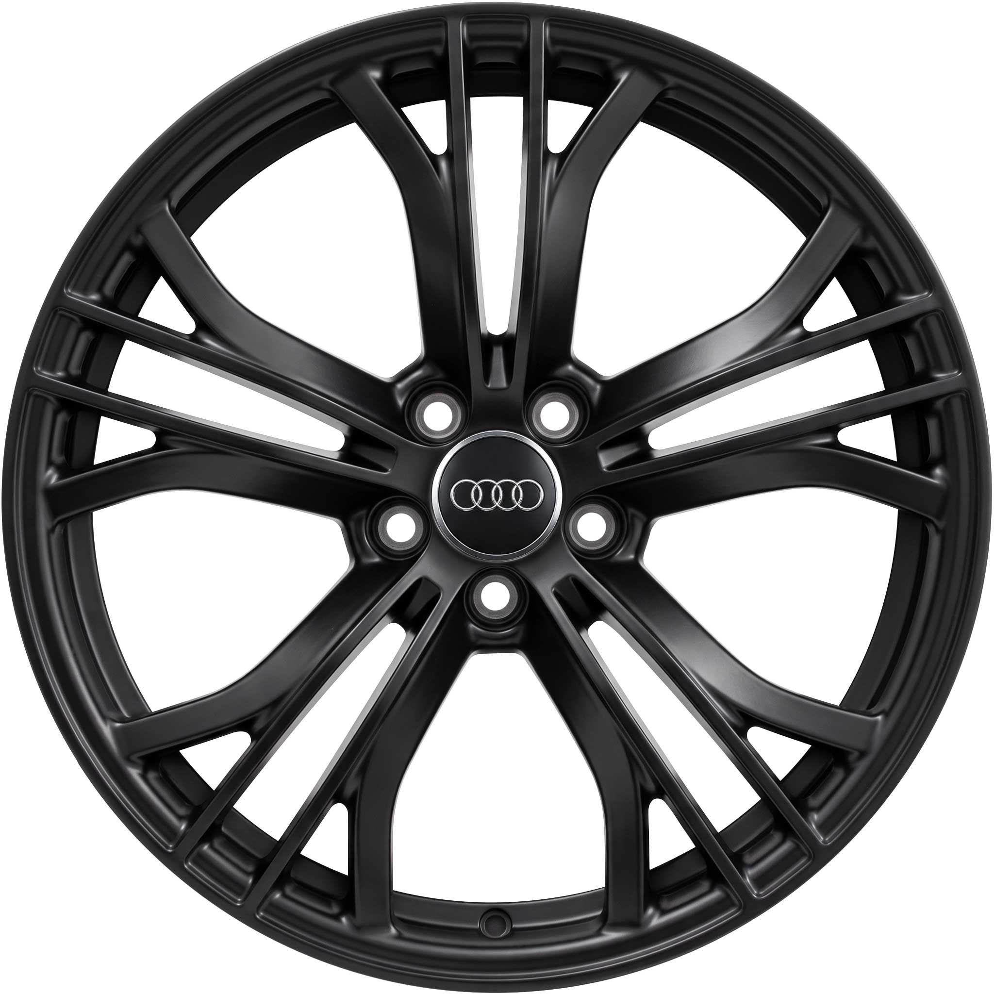 Audi 5 Twin Spoke [R8 42] Gloss Black Alloy Wheel Product Image #1
