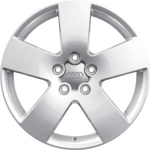 17" Audi 5 Spoke [A6 4B] Brilliant Silver alloy wheel