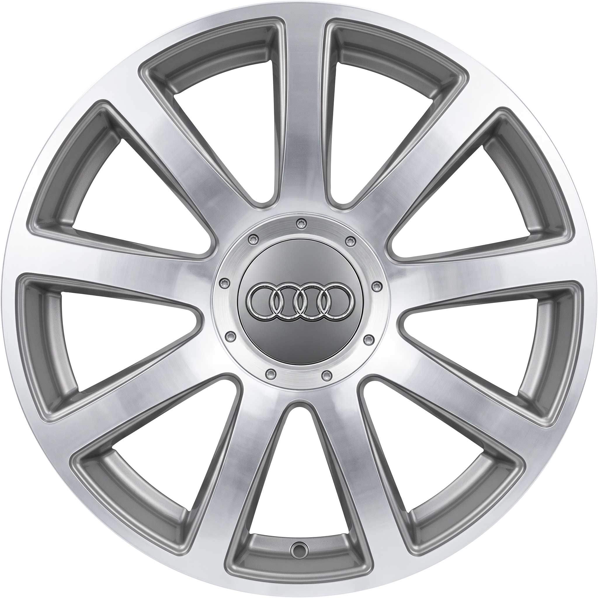 Audi 9 Spoke [A8 4D] Burnished Aluminium Alloy Wheel Product Image #1