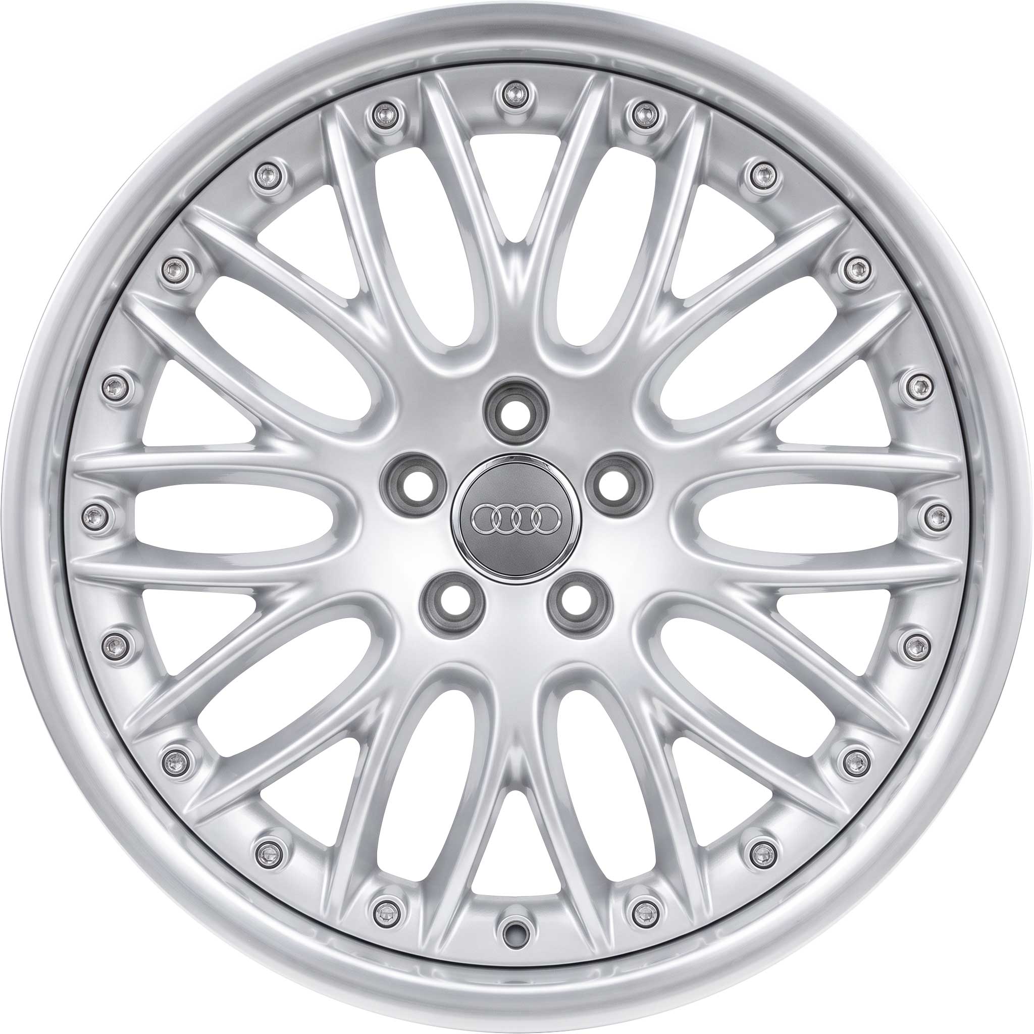 Audi 20 Spoke [A8 4E] Silver Alloy Wheel Product Image #1