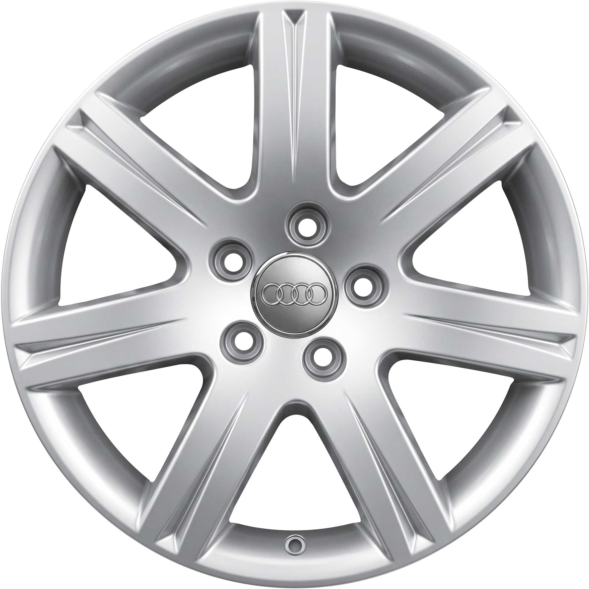 Audi Abitos Silver Grey Painted Alloy Wheel Product Image #1