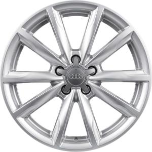 Audi 10 Spoke [A6 4F] Diamond Silver Alloy Wheel - Sizes 18in