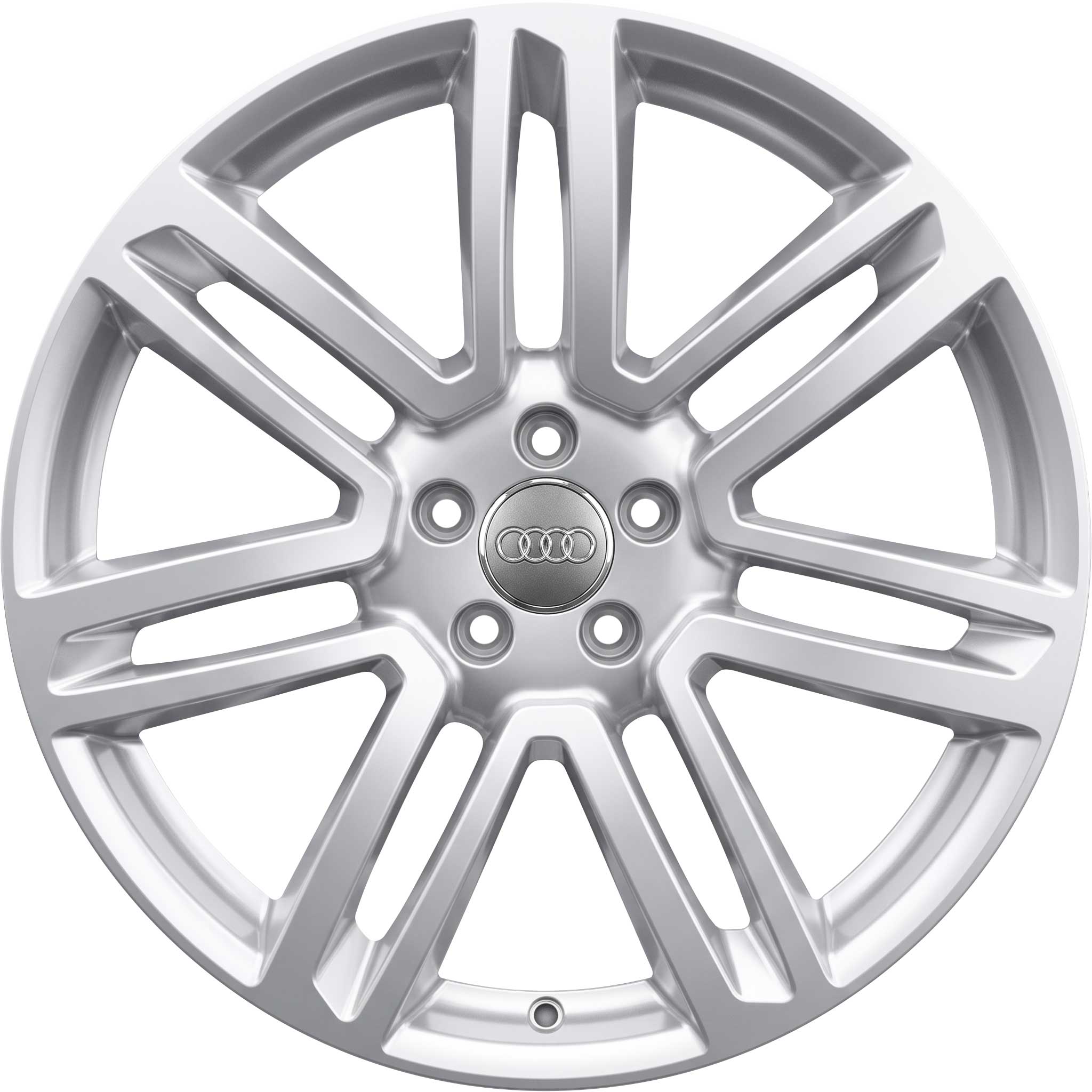 Audi 7 Twin Spoke [A6 4G] Silver Alloy Wheel Product Image #1