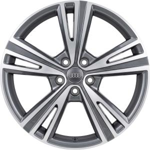 Audi 5 Semi Spoke anthrazit glanzgedreht Alloy Wheel - Sizes 19in