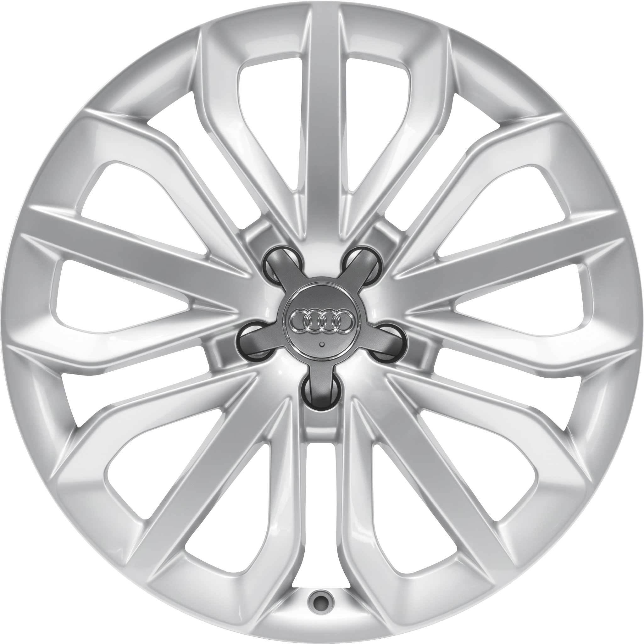 Audi 15 Spoke [A6 4G] Diamond Silver Alloy Wheel Product Image #1