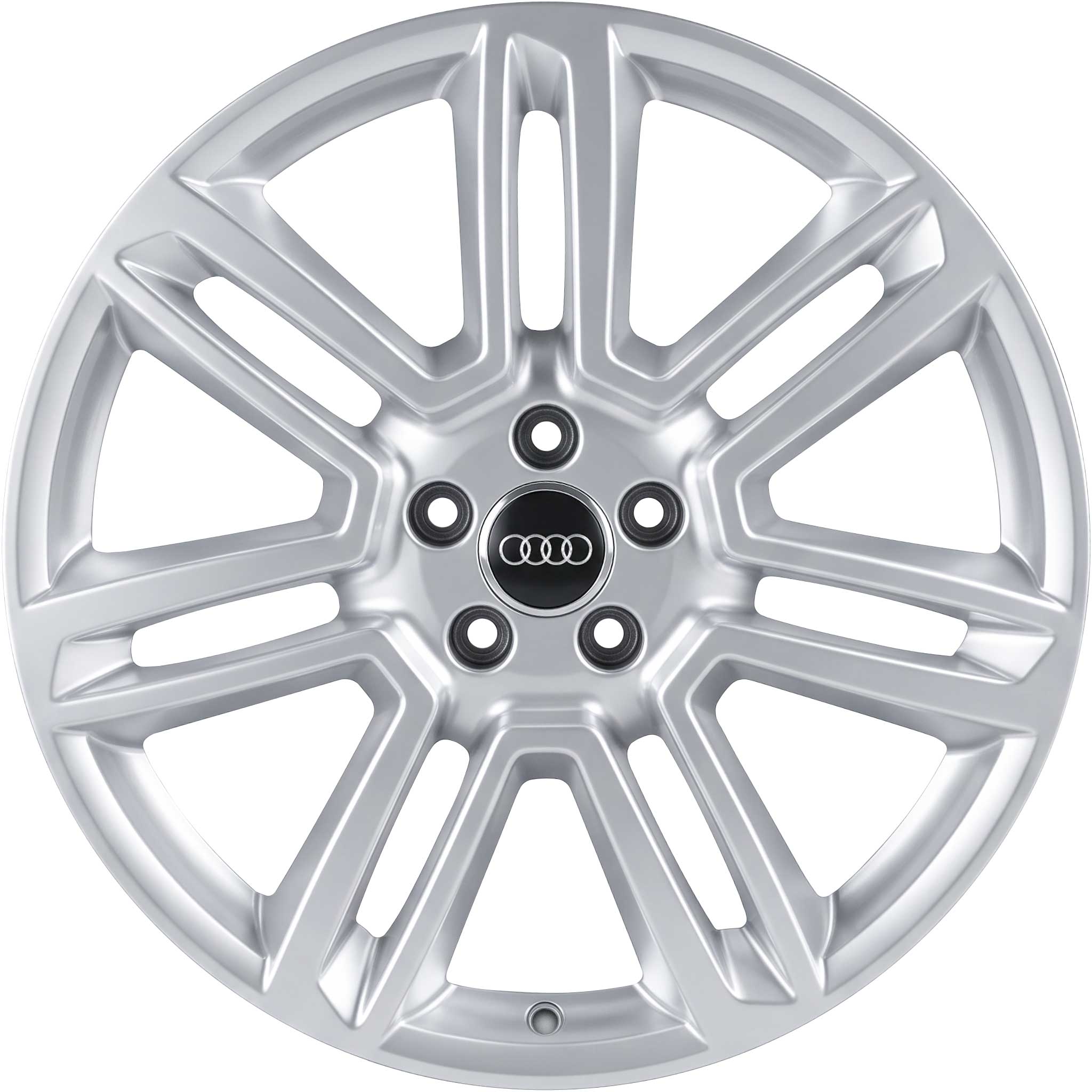 Audi 7 Double Spoke [A6 4G] Silver Alloy Wheel Product Image #1