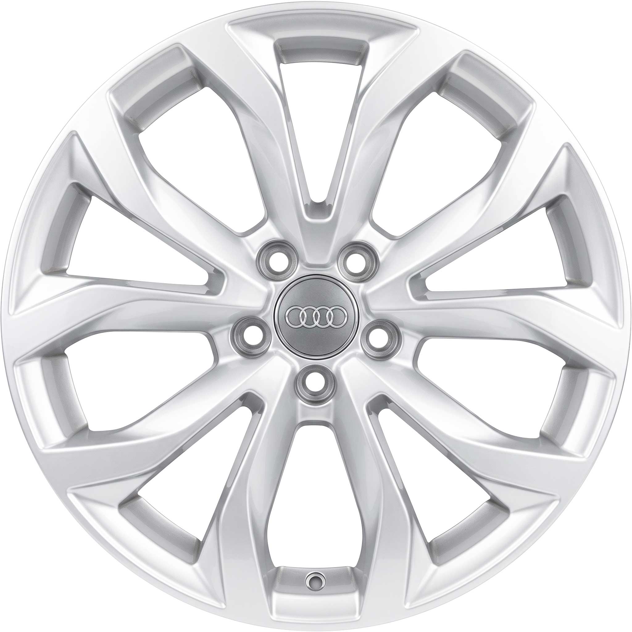 Audi 10 Spoke [A6 4G] Diamond Silver Alloy Wheel Product Image #1