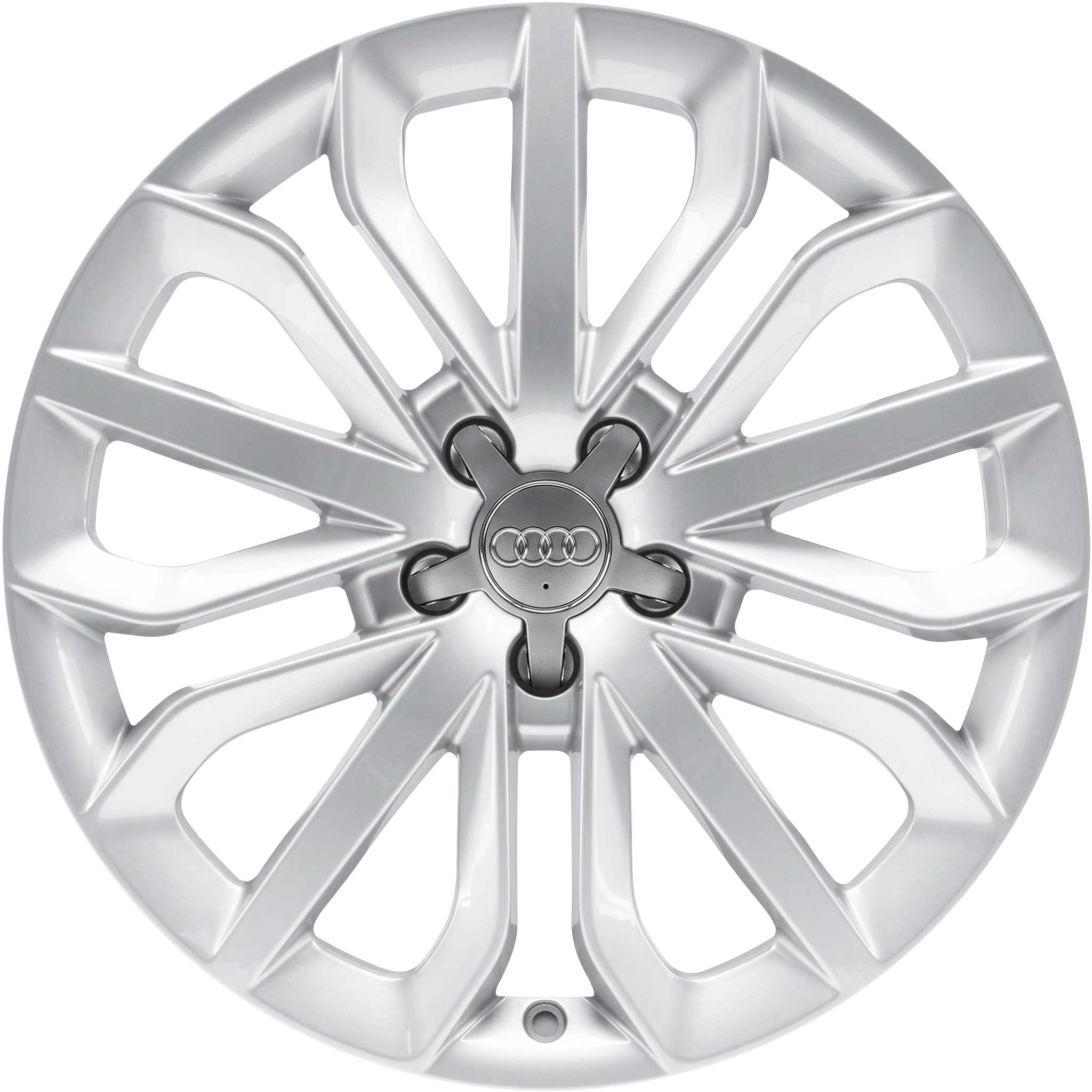Audi 15 Star Spoke [A6 4G] Diamond Silver Alloy Wheel Product Image #1