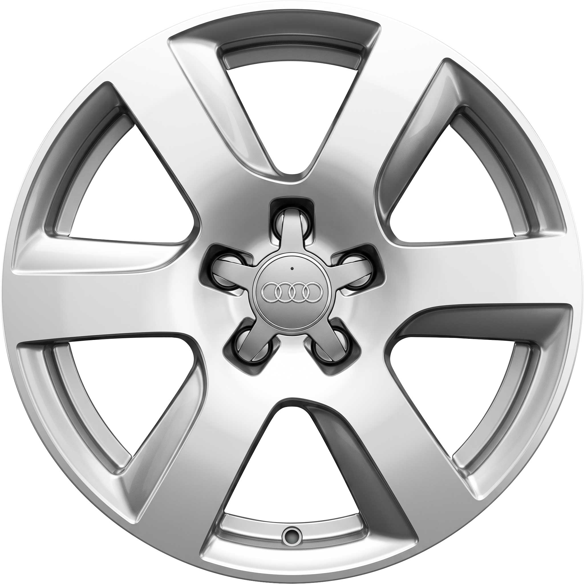 Audi 7 Double Spoke [A4 8K] Anthracite Black Alloy Wheel Product Image #1
