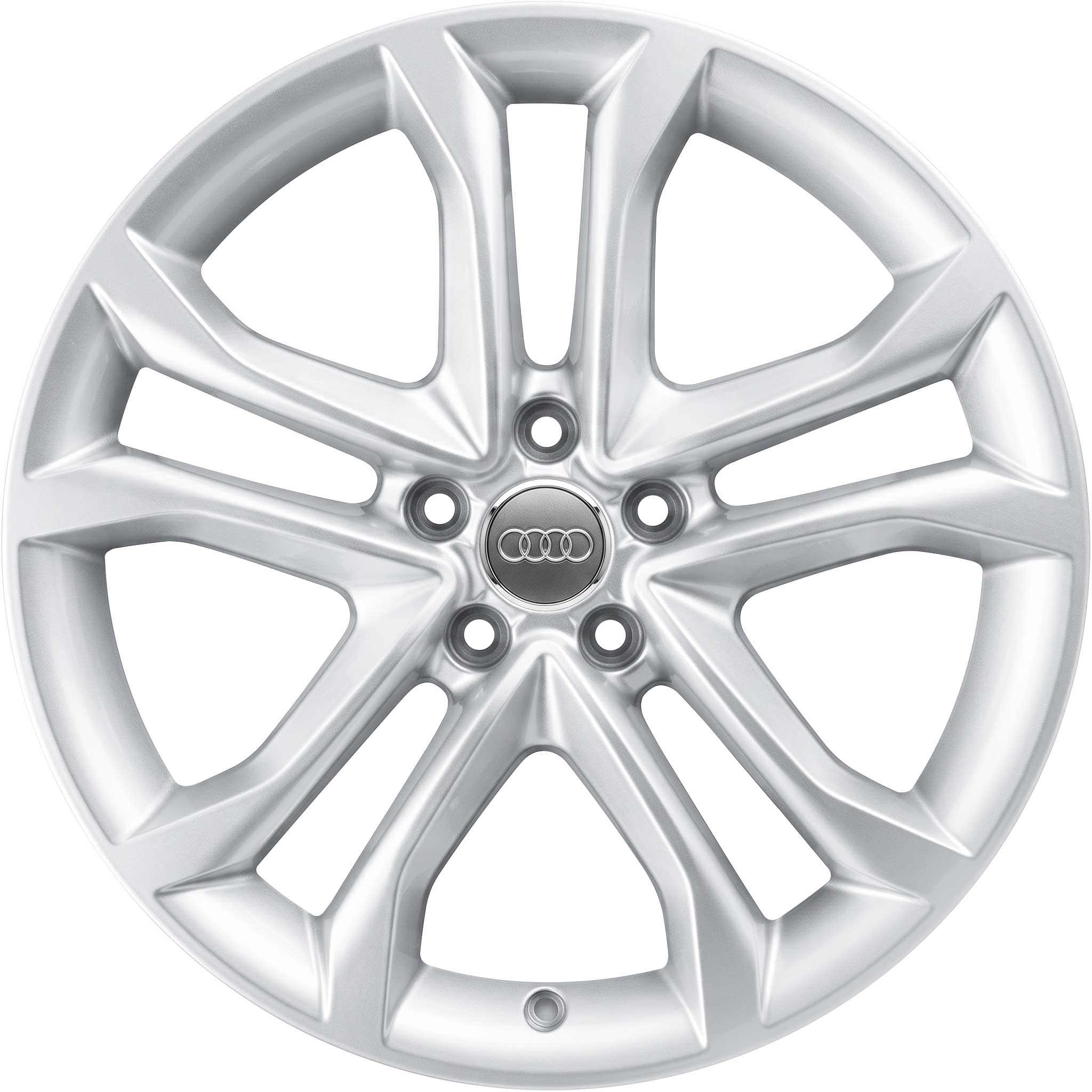 Audi 5 Parallel Spoke [A6 4G] Silver Alloy Wheel Product Image #1