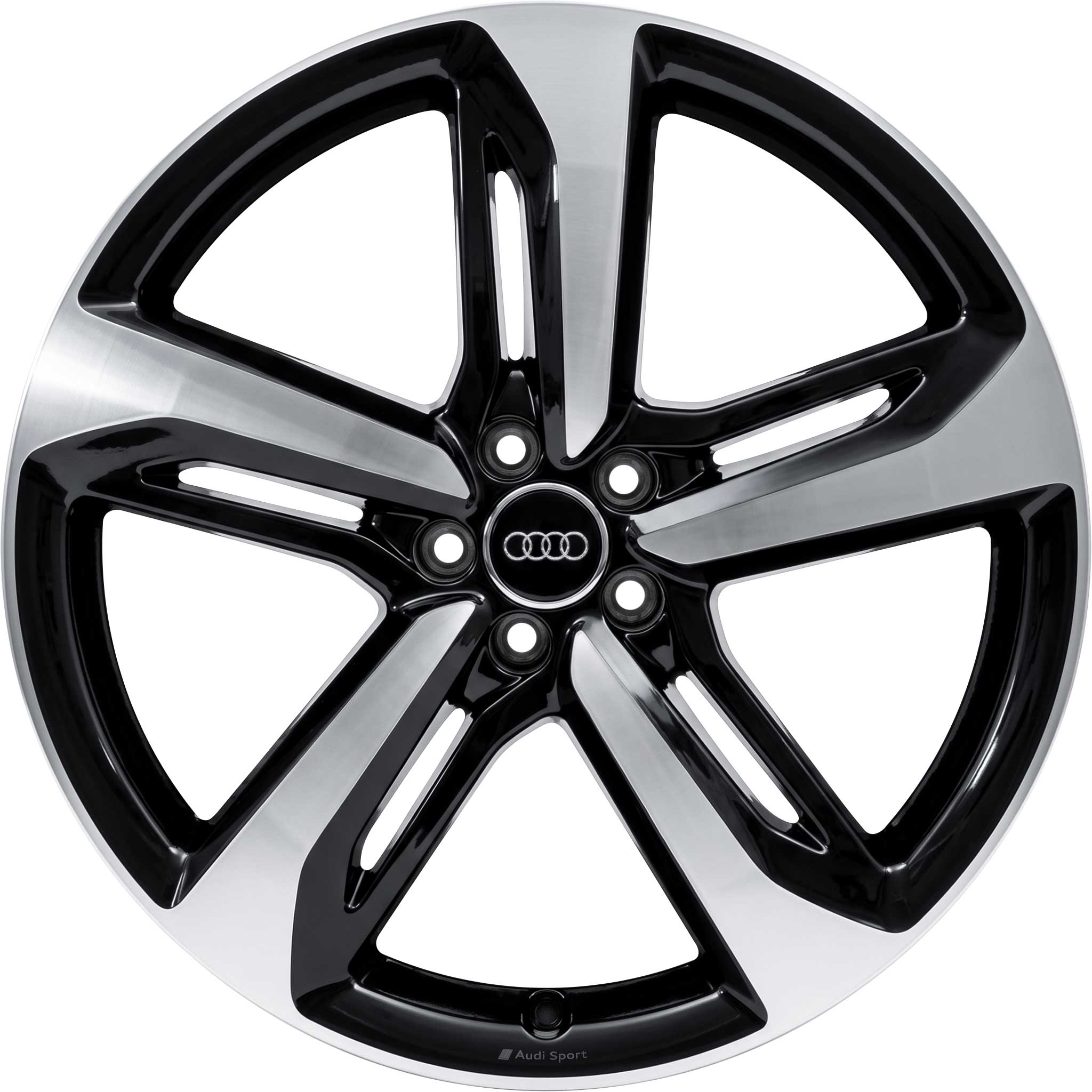 Audi RS Design [A6 4G] Gloss Black with Diamond Cut Alloy Wheel Product Image #1
