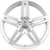 Audi 5 Twin Spoke [A6 4G] Diamond Silver Wheel Img 1