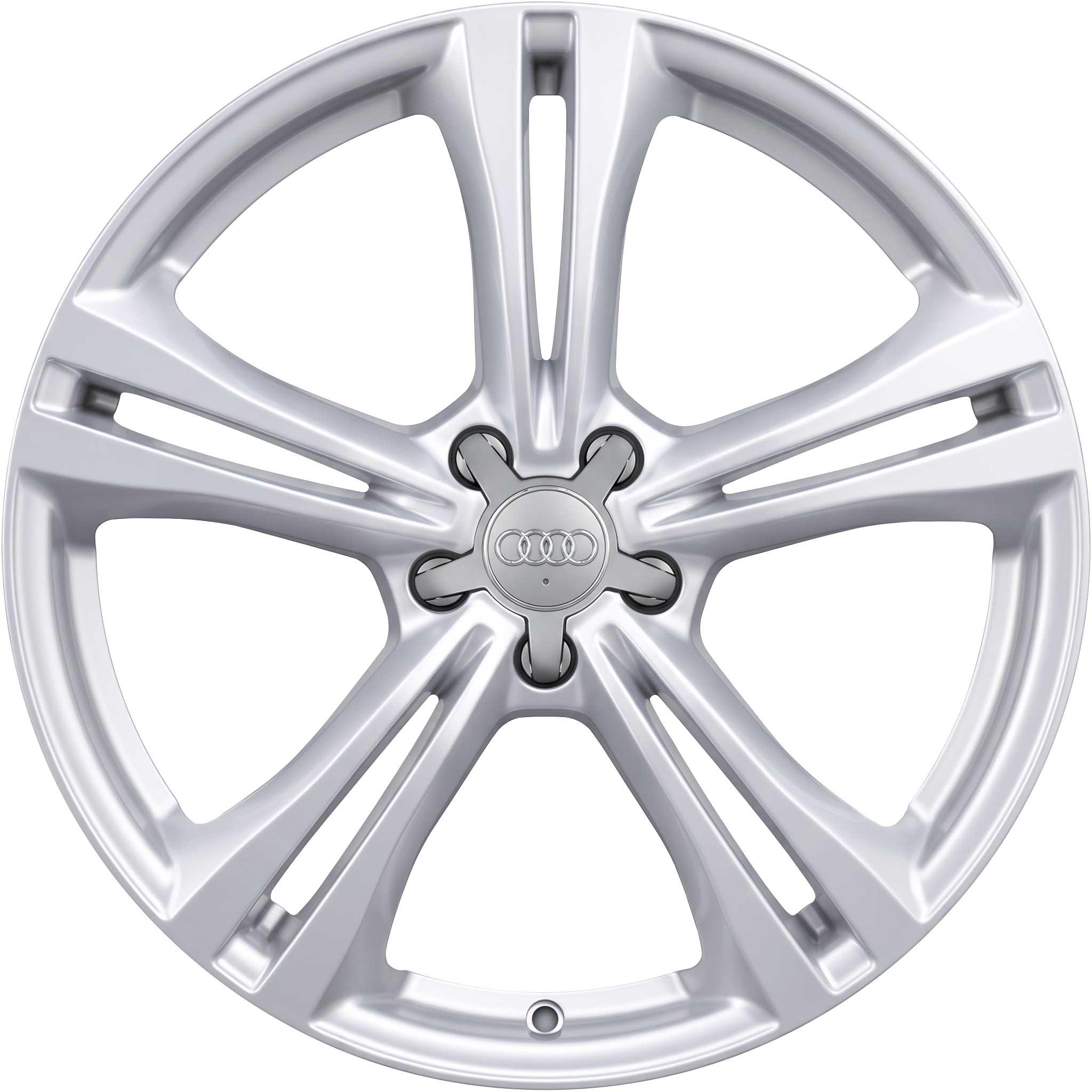 Audi 5 Double Spoke [A6 4G] Silver Alloy Wheel Product Image #1