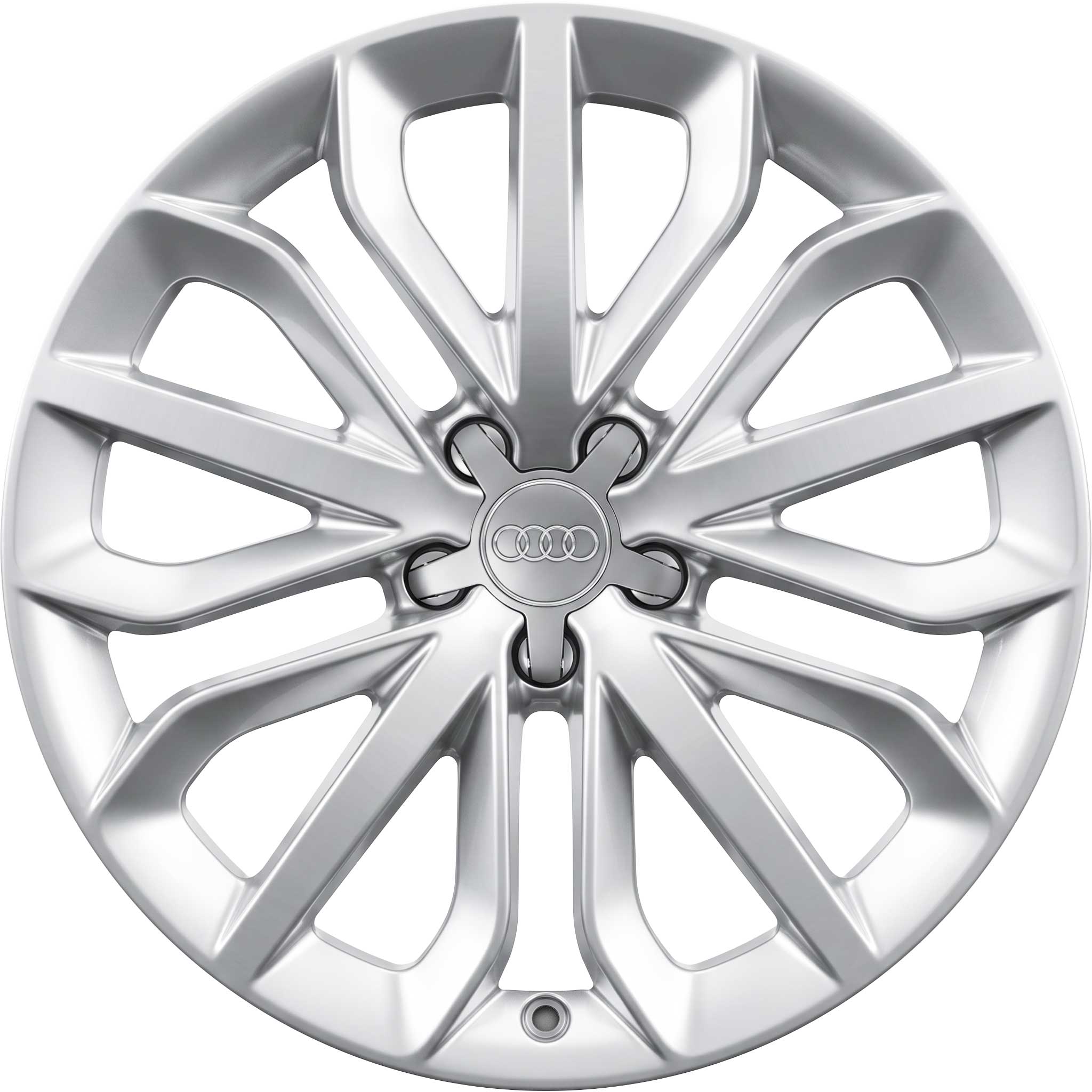 Audi 15 Segment Spoke [A6 4G] Diamond Silver Alloy Wheel Product Image #1
