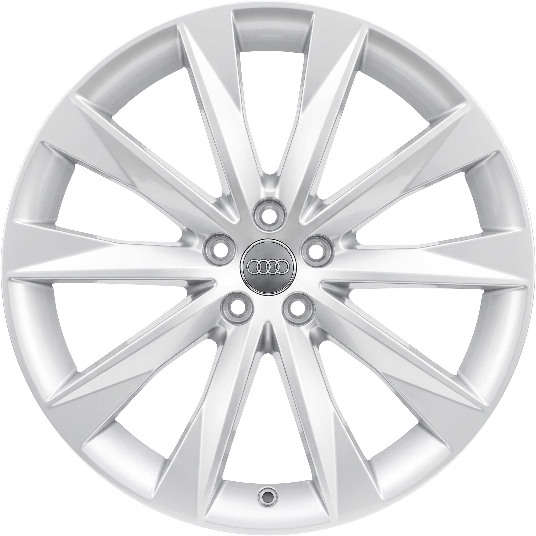 Audi 10 Spoke [A6 4G] Diamond Silver Alloy Wheel Product Image #1