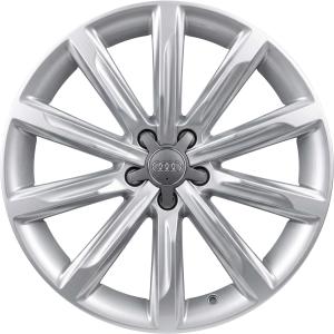 Audi 10 Spoke [A6 4G] Diamond Silver Alloy Wheel - Sizes 17in, 18in, 19in