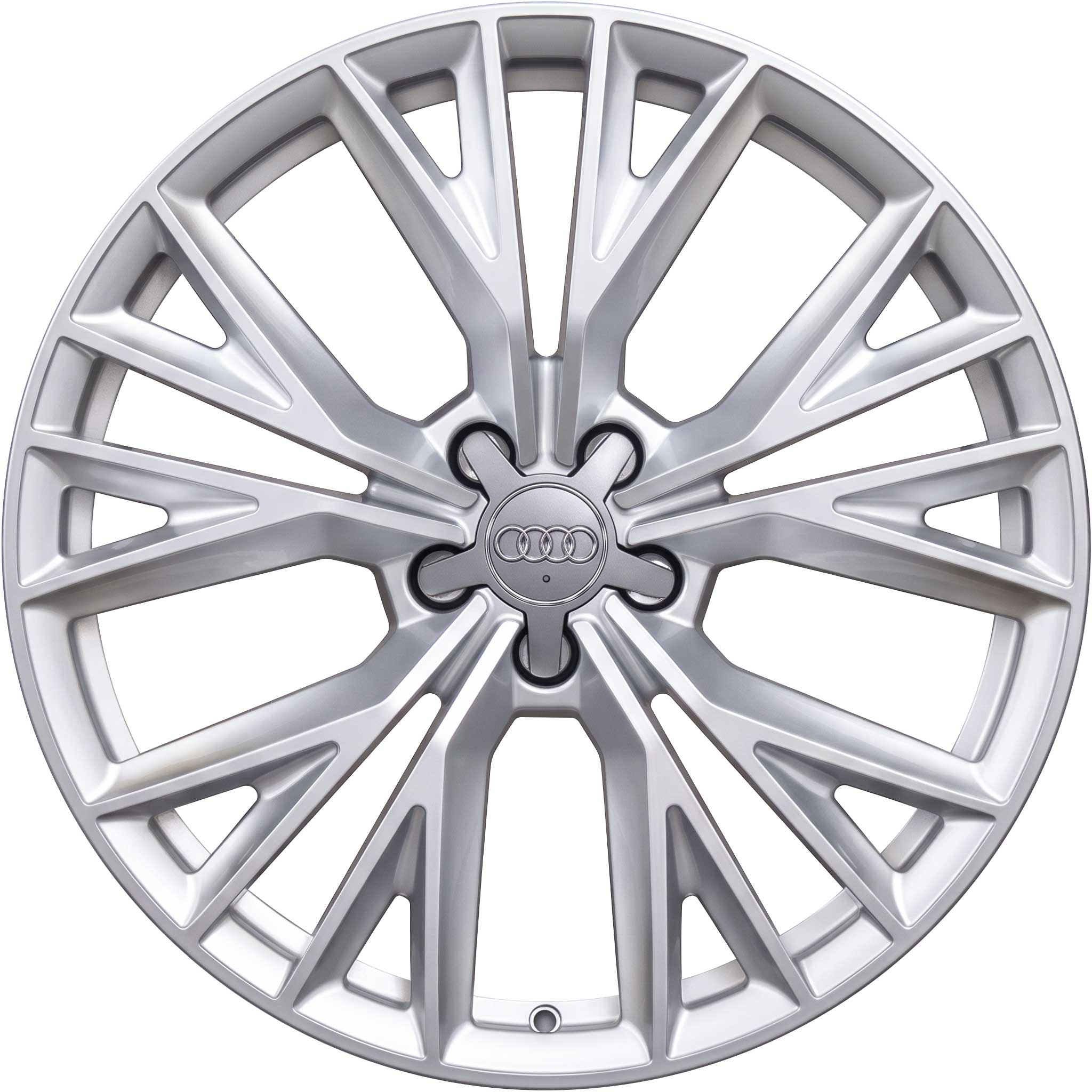 Audi 20 Spoke Structure [A6 4G] Diamond Silver Alloy Wheel Product Image #1