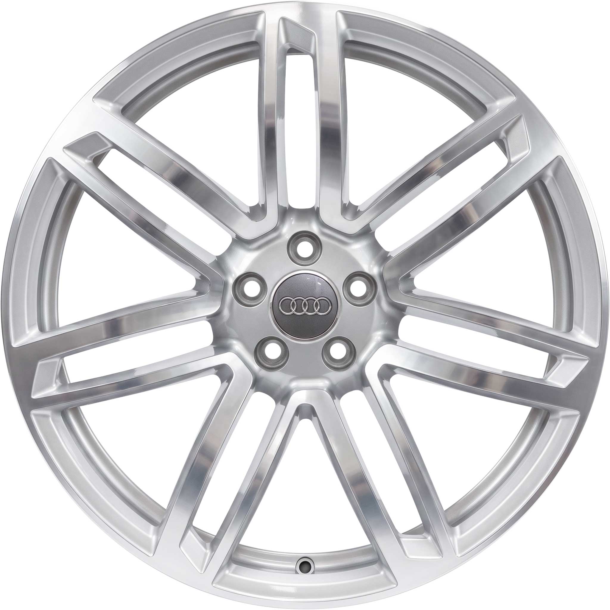 Audi S Line Forged [A6 4G] Diamond Silver with Diamond Cut Alloy Wheel Product Image #1