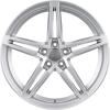 Audi 5 Double Spoke [A6 4G] Diamond Silver Wheel Img 1