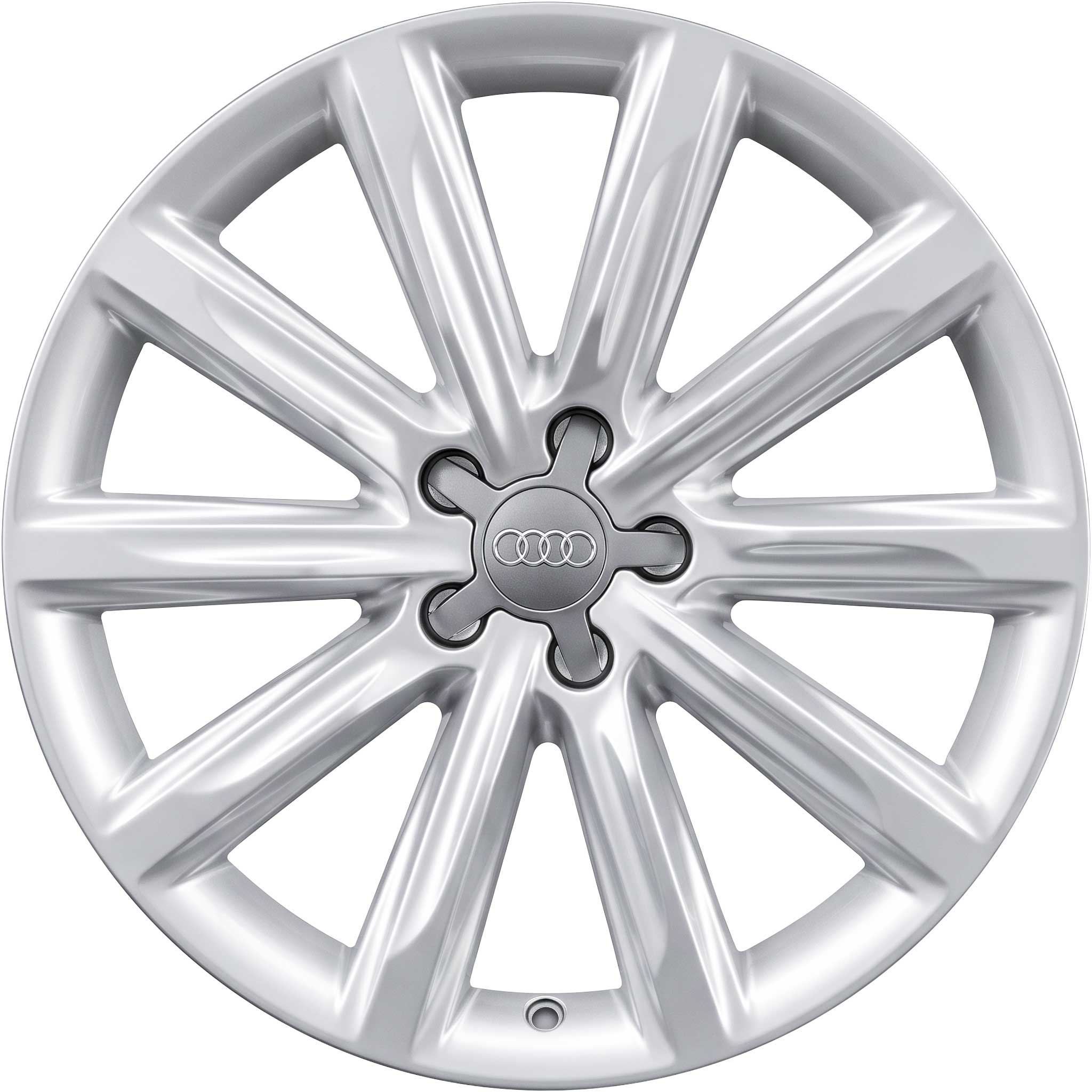 Audi 10 Spoke [A6 4G] Diamond Silver Alloy Wheel Product Image #1