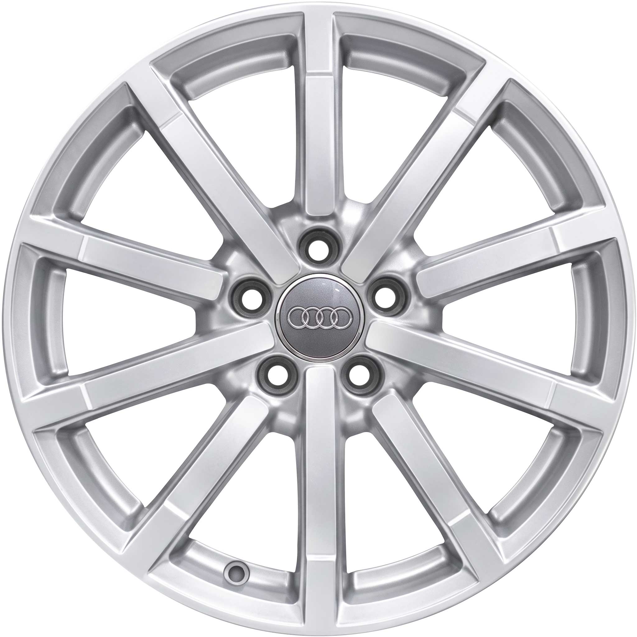 Audi V Spoke [A6 4G] Silver Alloy Wheel Product Image #1