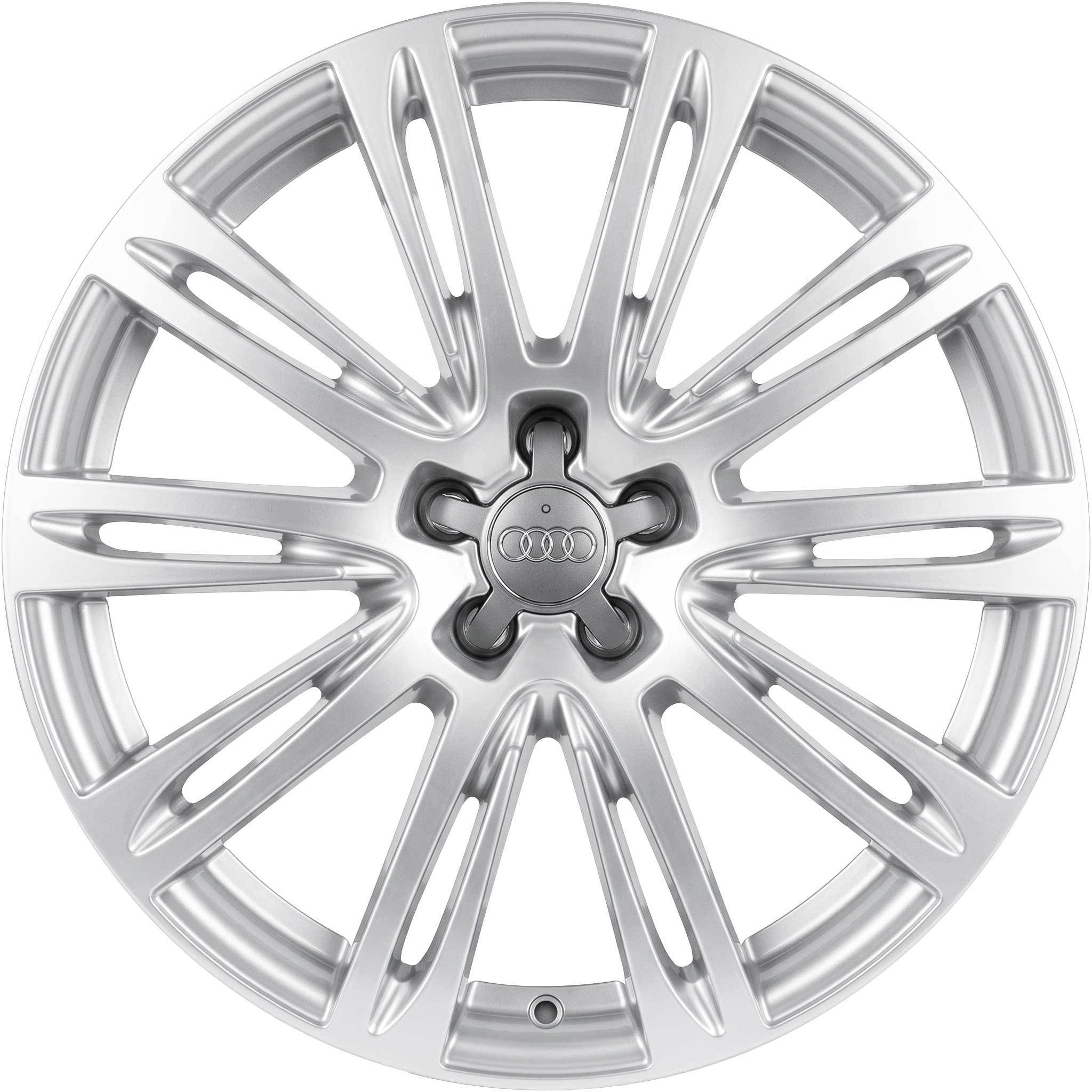 Audi Multi Spoke [A8 4H] Diamond Silver Alloy Wheel Product Image #1