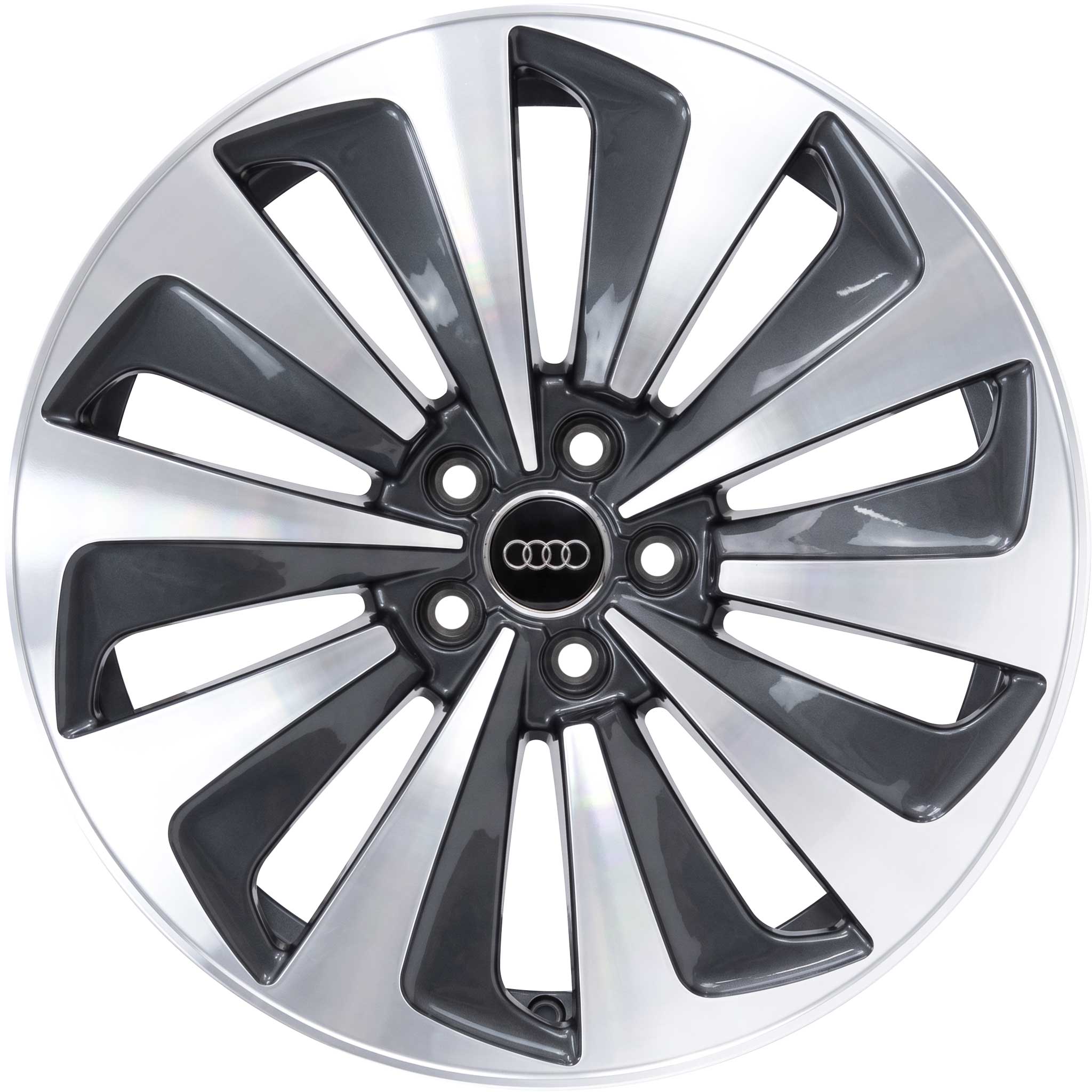 Audi 10 Turbine Spoke [A6 4G] Graphite Grey Alloy Wheel Product Image #1