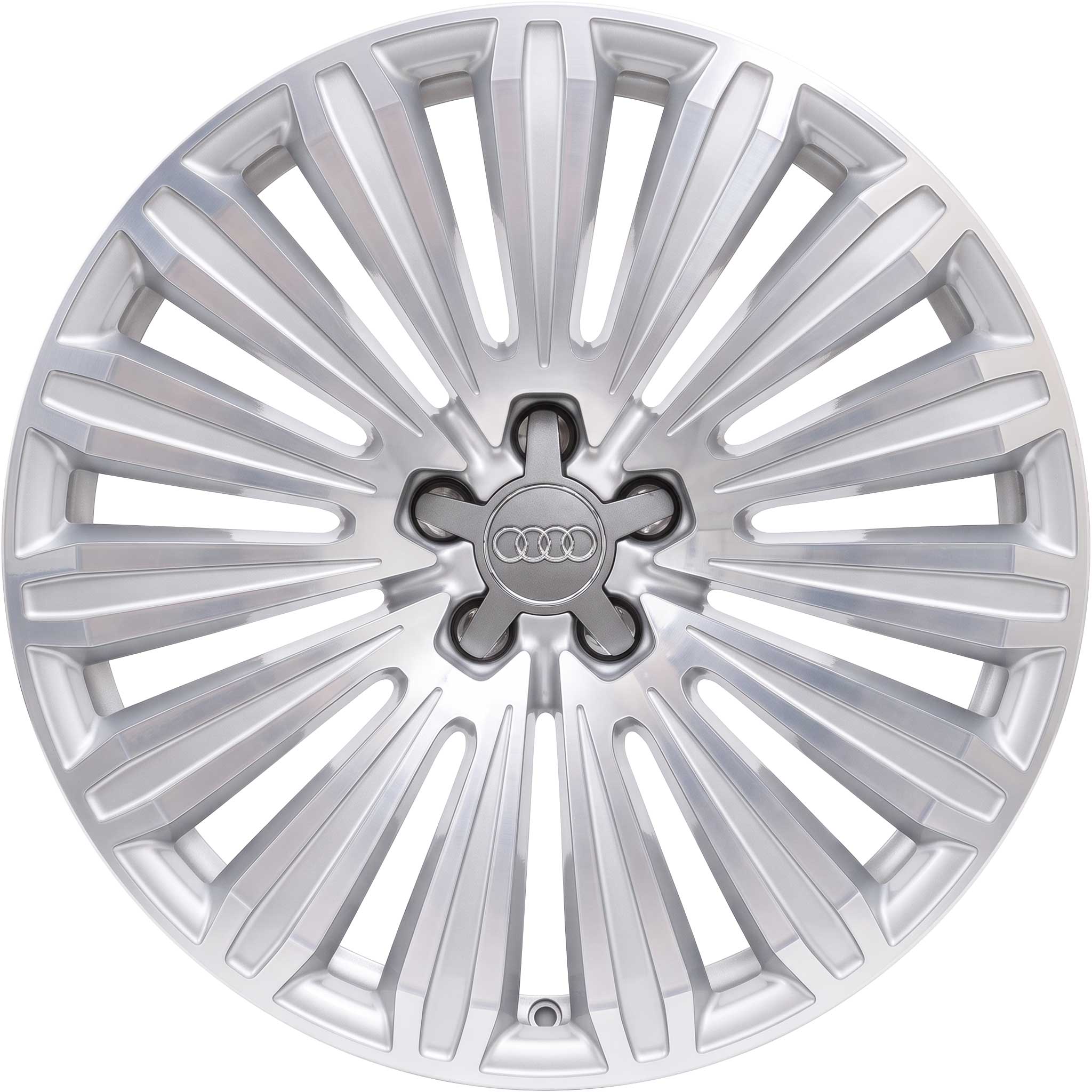 Audi 15 Spoke [A8 4H] Burnished Aluminium Alloy Wheel Product Image #1