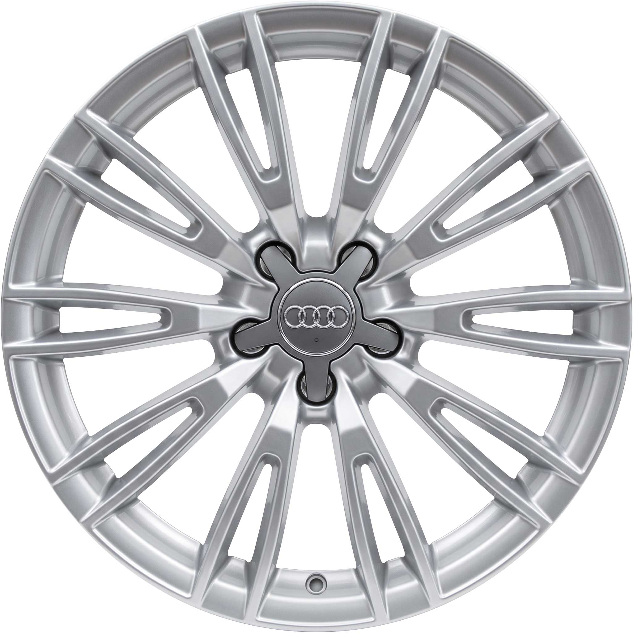 Audi Multi Spoke [A8 4H] Diamond Silver Alloy Wheel Product Image #1