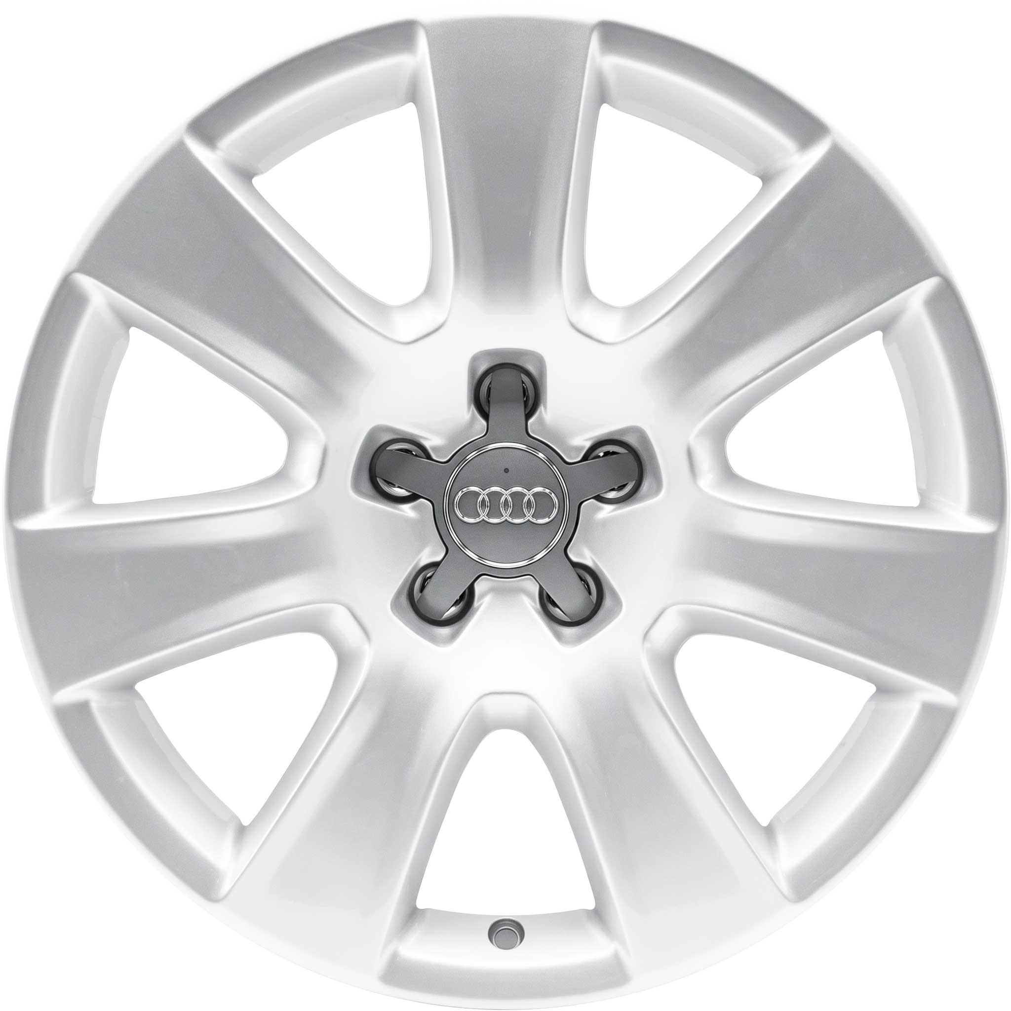 Audi 7 Spoke [A8 4H] Diamond Silver Alloy Wheel Product Image #1