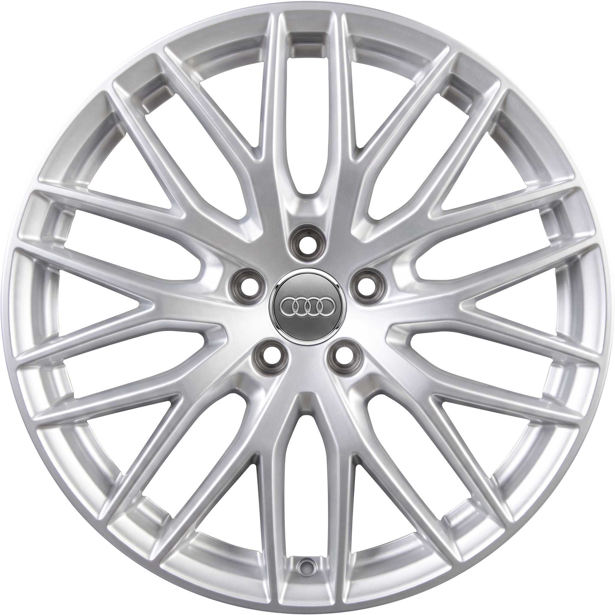 Audi 20 Spoke [A8 4H] Galvano Silver Alloy Wheel Product Image #1