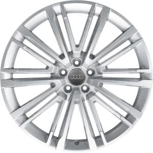 Audi 5 Tripple Spoke [A8 4H] Galvano Silver Alloy Wheel for Audi A8 & S8 D4 (4H) - Sizes 21in