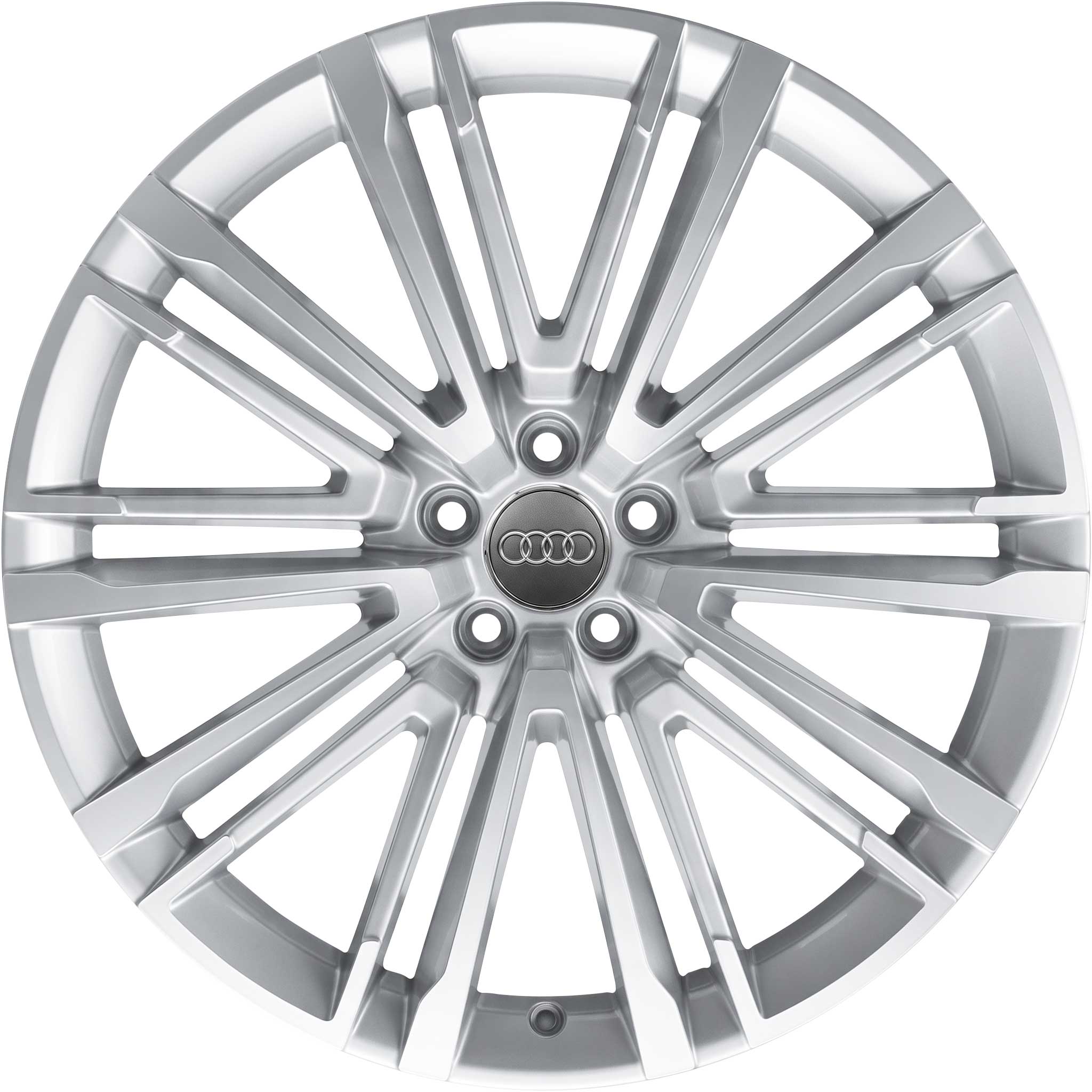 Audi 5 Tripple Spoke [A8 4H] Galvano Silver Alloy Wheel Product Image #1