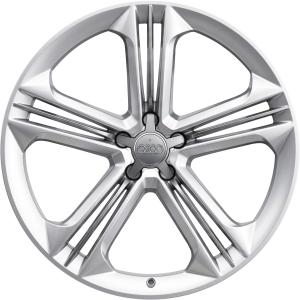 Audi 5 Tripple Spoke [A8 4H] Diamond Silver Alloy Wheel for Audi A8 & S8 D4 (4H) - Sizes 21in
