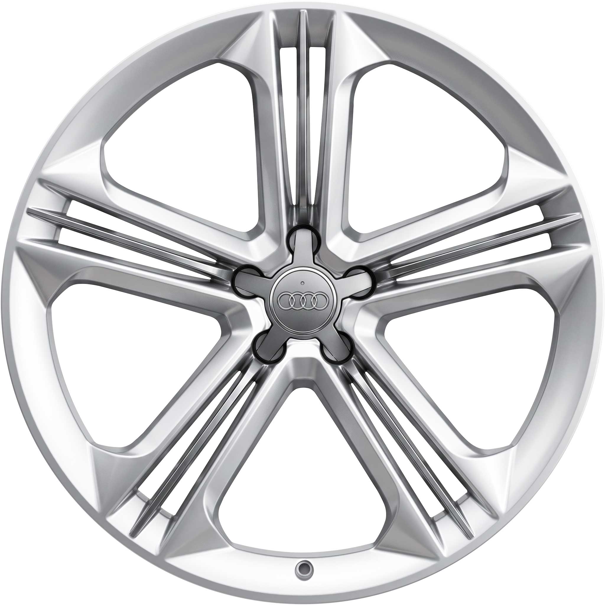 Audi 5 Tripple Spoke [A8 4H] Diamond Silver Alloy Wheel Product Image #1