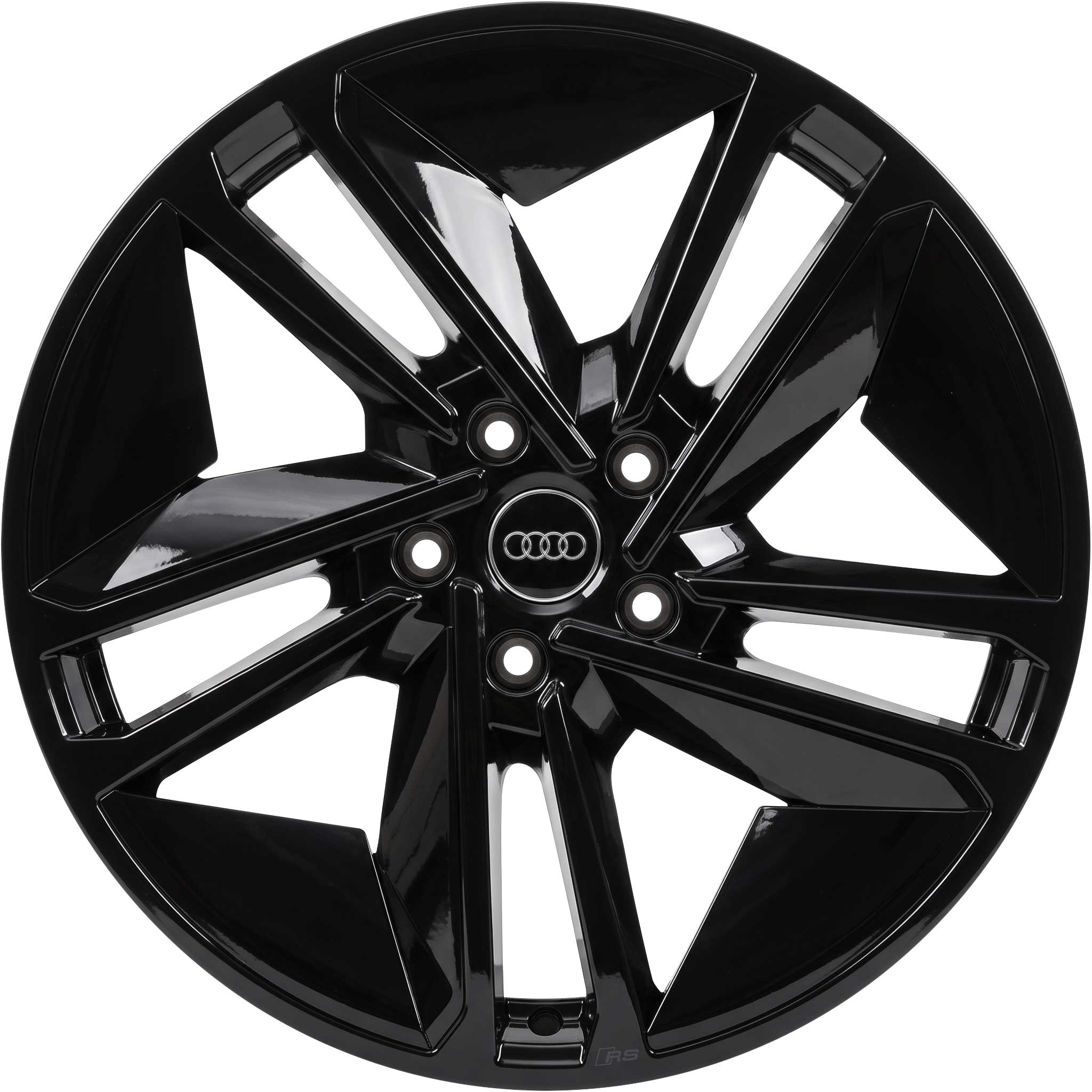 Audi RS 5 Double Spoke Concave Mod [e-tron 4J] Gloss Black Alloy Wheel Product Image #1