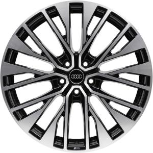 Audi RS Multi Spoke S [e-tron 4J] Phantom Black with Diamond Cut Alloy Wheel for Audi e-tron GT 4J3 F8 - Sizes 20in