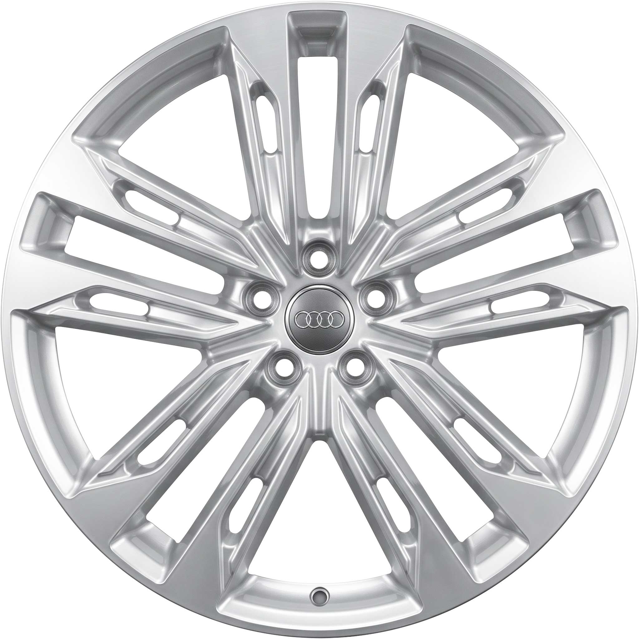 Audi 5 Double Spoke [A6 4K] Graphite Grey with Diamond Cut Alloy Wheel Product Image #1