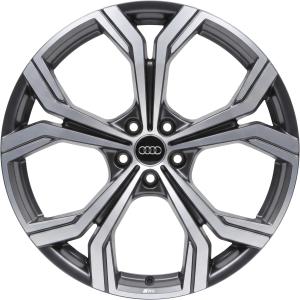 21" Audi RS 5 Y Spoke [A6 4K] Dark Matt Grey with Diamond Cut alloy wheel