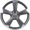 Audi 5 Spoke [A4 8K] Titanium Grey Wheel Img 1