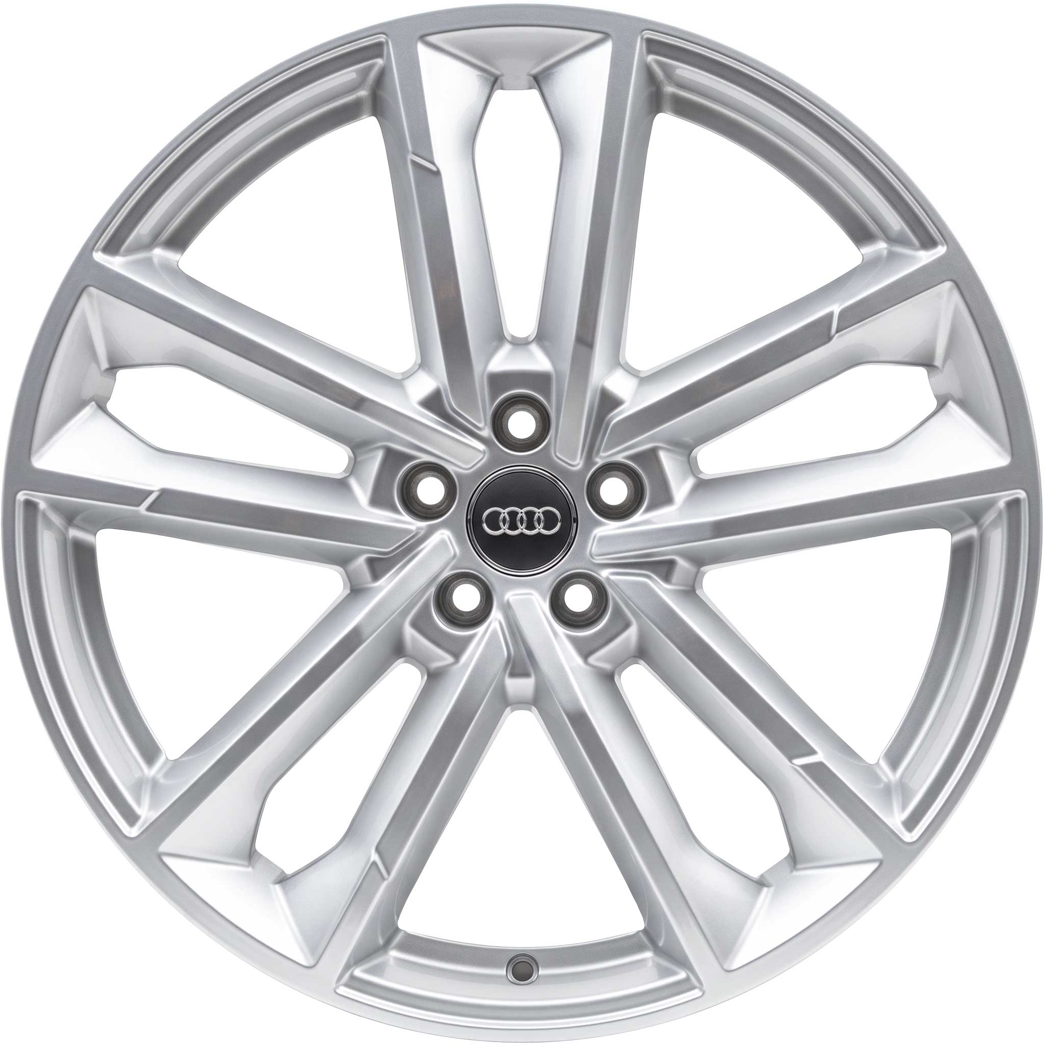 Audi Sport 5 Double Arm [A6 4K] Galvano Silver Alloy Wheel Product Image #1