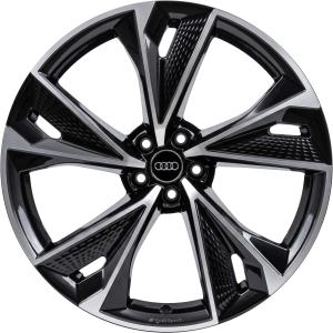 Audi Sport 5 V Spoke Structure [A6 4K] Anthracite Black with Diamond Cut Alloy Wheel for Audi RS6 C8 (4K) - Sizes 22in